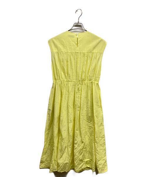 INED（イネド）INED (イネド) タックワンピース イエロー サイズ:9の古着・服飾アイテム
