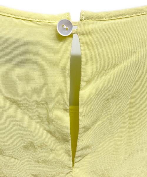 INED（イネド）INED (イネド) タックワンピース イエロー サイズ:9の古着・服飾アイテム