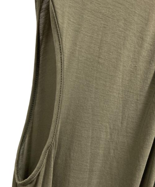 ENSALON（エンサロン）ENSALON (エンサロン) ノースリーブワンピース グリーン サイズ:2の古着・服飾アイテム