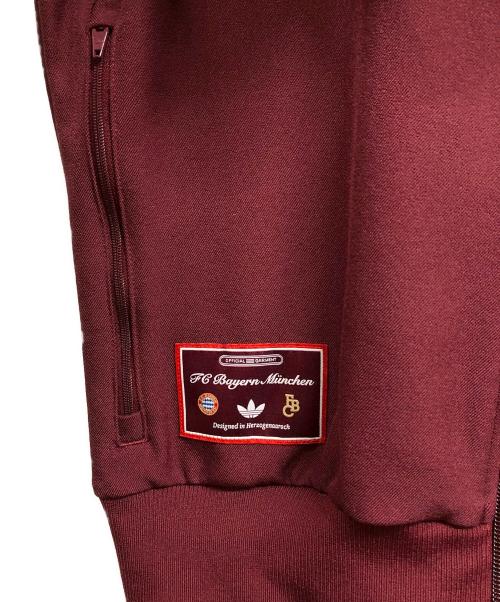 adidas（アディダス）adidas (アディダス) FCバイエルン テラスアイコン トラックトップ ワインレッド サイズ:Mの古着・服飾アイテム