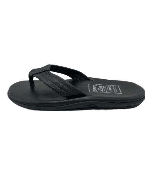 ISLAND SLIPPER（アイランドスリッパ）ISLAND SLIPPER (アイランドスリッパ) レザーサンダル ブラック サイズ:7 未使用品の古着・服飾アイテム