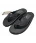 ISLAND SLIPPER（アイランドスリッパ）の古着「レザーサンダル」｜ブラック