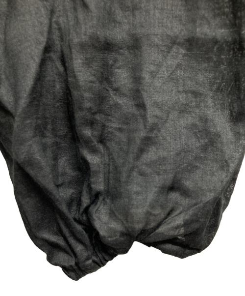 BEARDSLEY（ビアズリー）BEARDSLEY (ビアズリー) リネンギャザーワンピース ブラックの古着・服飾アイテム