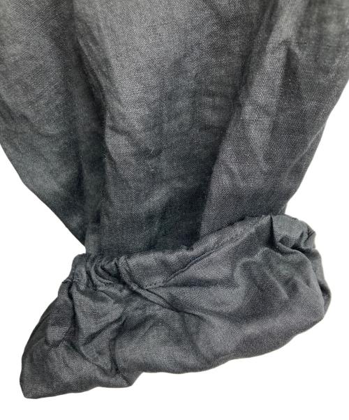 BEARDSLEY（ビアズリー）BEARDSLEY (ビアズリー) リネンギャザーワンピース ブラックの古着・服飾アイテム