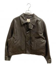 FREAK'S STORE（フリークスストア）の古着「フェイクレザージャケット」｜ブラウン