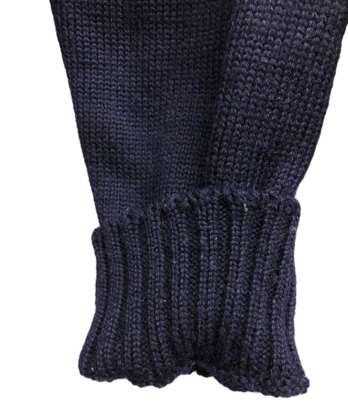 GUERNSEY WOOLLENS（ガンジーウーレンズ）GUERNSEY WOOLLENS (ガンジーウーレンズ) ウールニット/GUERNSEY WOOLLENSニット ネイビー サイズ:38の古着・服飾アイテム