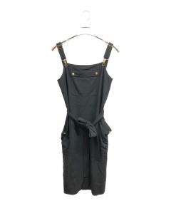 中古・古着通販】LOEWE (ロエベ) ハイネックドレス ボーダーニット