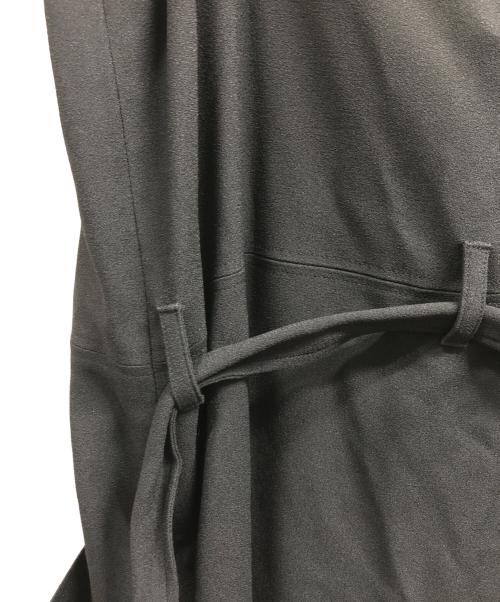 CELINE（セリーヌ）CELINE (セリーヌ) トリオンフ サブレレーヨン エプロンドレス ワンピース ブラック サイズ:38の古着・服飾アイテム