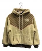 THE NORTH FACE×GUCCIザ ノース フェイス×グッチ）の古着「GG Canvas Shearling Jacket」｜ベージュ