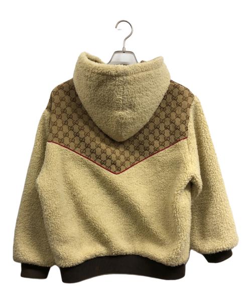 THE NORTH FACE（ザ ノース フェイス）THE NORTH FACE (ザ ノース フェイス) GUCCI (グッチ) GG Canvas Shearling Jacket ベージュ サイズ:Sの古着・服飾アイテム