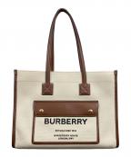 BURBERRYバーバリー）の古着「スモール フレヤトート」｜ベージュ