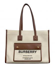 BURBERRY（バーバリー）の古着「スモール フレヤトート」｜ベージュ