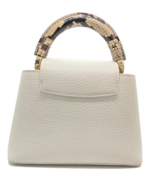 LOUIS VUITTON（ルイ ヴィトン）LOUIS VUITTON (ルイ ヴィトン) エキゾチック カプシーヌMINI アイボリーの古着・服飾アイテム