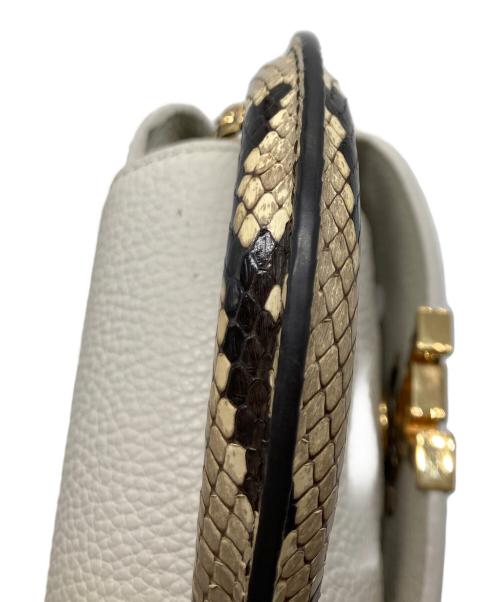 LOUIS VUITTON（ルイ ヴィトン）LOUIS VUITTON (ルイ ヴィトン) エキゾチック カプシーヌMINI アイボリーの古着・服飾アイテム