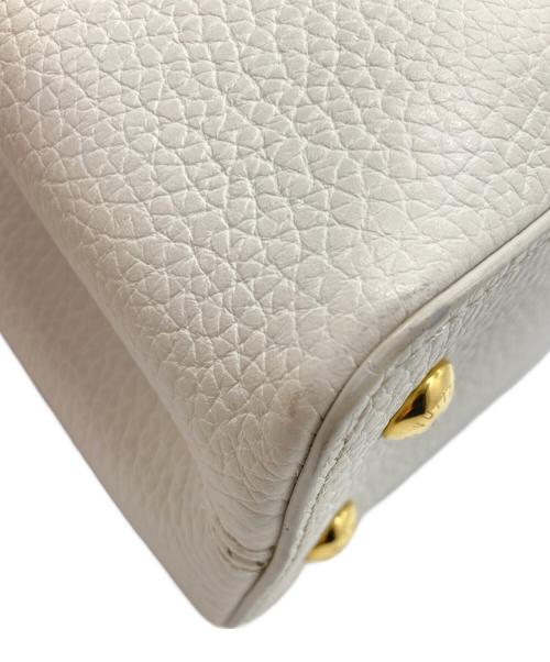 LOUIS VUITTON（ルイ ヴィトン）LOUIS VUITTON (ルイ ヴィトン) エキゾチック カプシーヌMINI アイボリーの古着・服飾アイテム