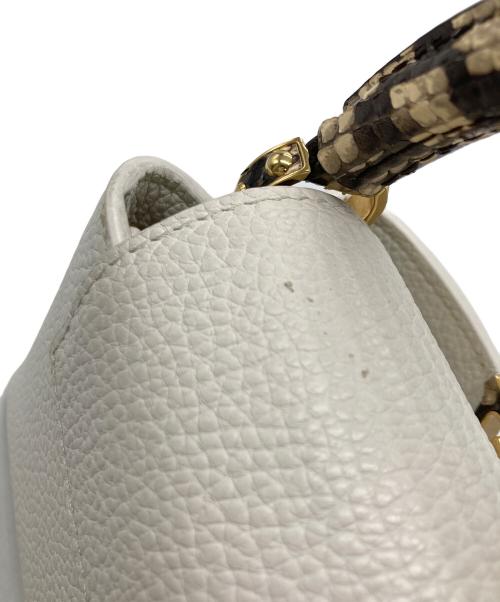 LOUIS VUITTON（ルイ ヴィトン）LOUIS VUITTON (ルイ ヴィトン) エキゾチック カプシーヌMINI アイボリーの古着・服飾アイテム