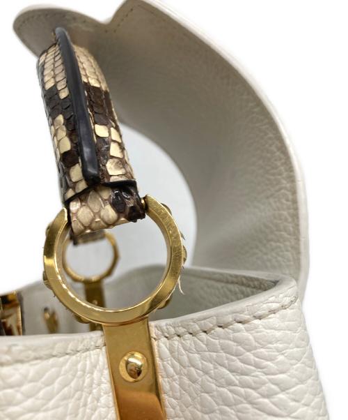 LOUIS VUITTON（ルイ ヴィトン）LOUIS VUITTON (ルイ ヴィトン) エキゾチック カプシーヌMINI アイボリーの古着・服飾アイテム