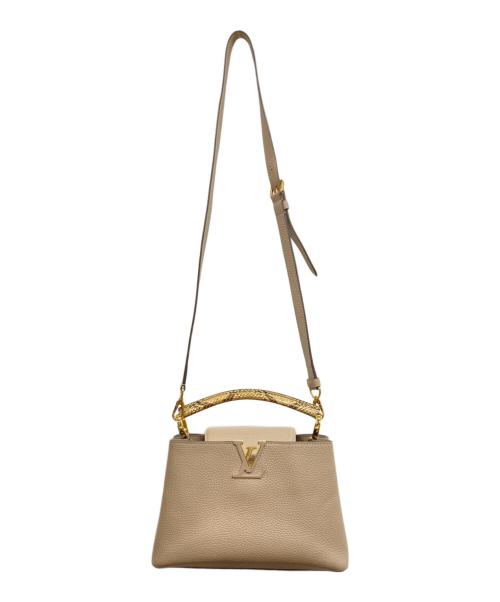 LOUIS VUITTON（ルイ ヴィトン）LOUIS VUITTON (ルイ ヴィトン) カプシーヌBB 2WAYバッグ ベージュの古着・服飾アイテム