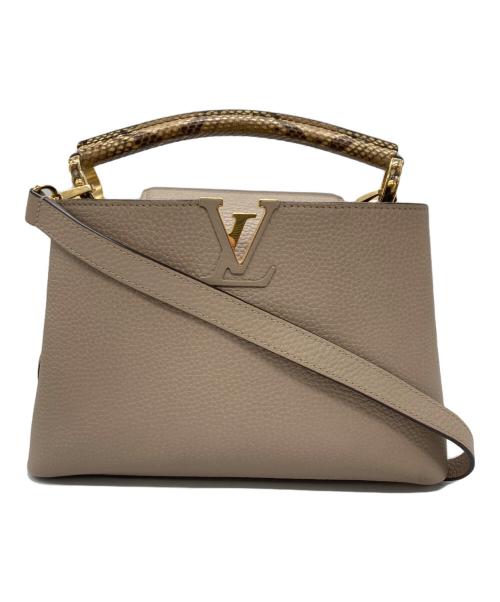 LOUIS VUITTON（ルイ ヴィトン）LOUIS VUITTON (ルイ ヴィトン) カプシーヌBB 2WAYバッグ ベージュの古着・服飾アイテム