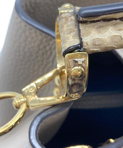 LOUIS VUITTON（ルイ ヴィトン）LOUIS VUITTON (ルイ ヴィトン) カプシーヌBB 2WAYバッグ ベージュの古着・服飾アイテム