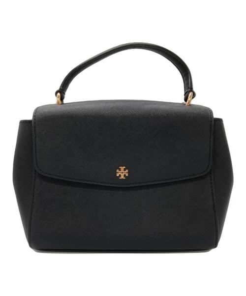 TORY BURCH（トリーバーチ）TORY BURCH (トリーバーチ) エマーソン スモールトップ 2way ショルダーバッグ ブラックの古着・服飾アイテム
