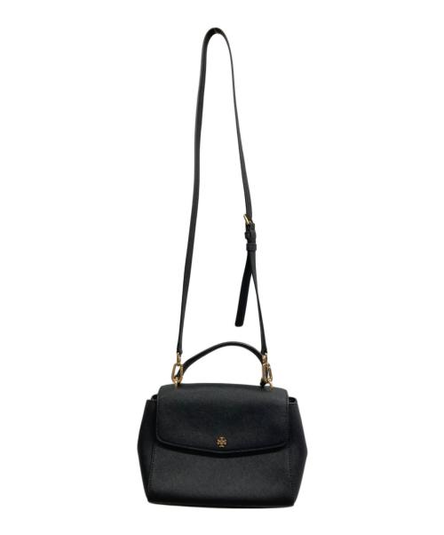 TORY BURCH（トリーバーチ）TORY BURCH (トリーバーチ) エマーソン スモールトップ 2way ショルダーバッグ ブラックの古着・服飾アイテム