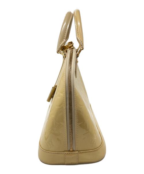 LOUIS VUITTON（ルイ ヴィトン）LOUIS VUITTON (ルイ ヴィトン) モノグラムヴェルニ アルマPM ハンドバッグ イエローの古着・服飾アイテム
