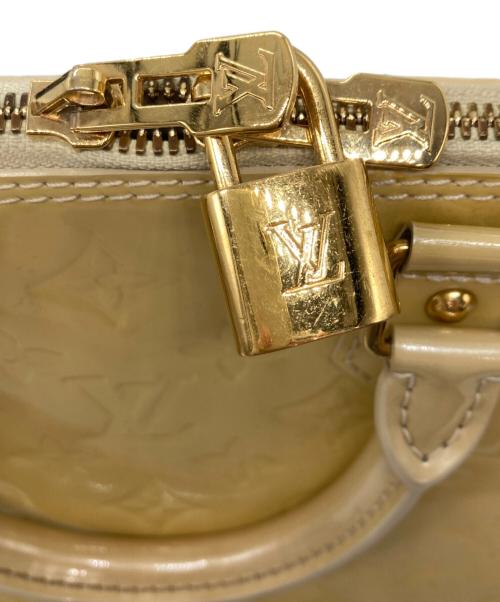 LOUIS VUITTON（ルイ ヴィトン）LOUIS VUITTON (ルイ ヴィトン) モノグラムヴェルニ アルマPM ハンドバッグ イエローの古着・服飾アイテム