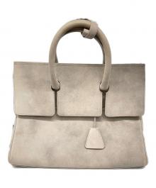 MULBERRY（マルベリー）の古着「スエードトートバッグ」｜グレー