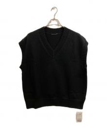 L'appartement（アパルトモン）の古着「C/W KNIT Vネックベスト/L'Appartementベスト」｜ネイビー