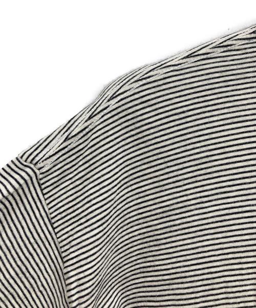 ONC MERINO（オーエヌシーメリノ）ONC MERINO (オーエヌシーメリノ) ボーダーTシャツ ベージュ サイズ:ＦＲＥＥの古着・服飾アイテム