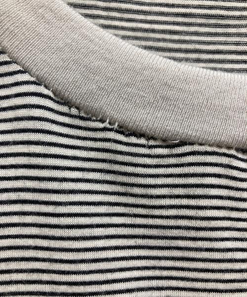 ONC MERINO（オーエヌシーメリノ）ONC MERINO (オーエヌシーメリノ) ボーダーTシャツ ベージュ サイズ:ＦＲＥＥの古着・服飾アイテム