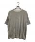 ONC MERINO（オーエヌシーメリノ）の古着「ボーダーTシャツ」｜ベージュ