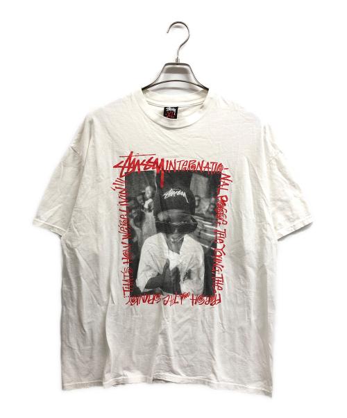 stussy（ステューシー）stussy (ステューシー) ZOZO 1ST ANNIVERSARY AFRICA TEE ホワイト サイズ:XLの古着・服飾アイテム