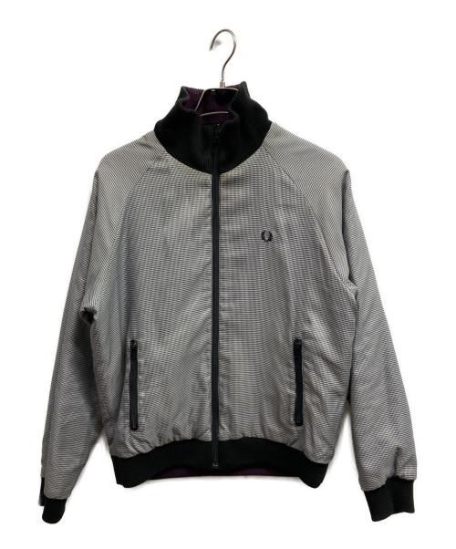 FRED PERRY（フレッドペリー）FRED PERRY (フレッドペリー) リバーシブル キルトジャケット/FRED PERRYジャケット グレー×パープル サイズ:Lの古着・服飾アイテム