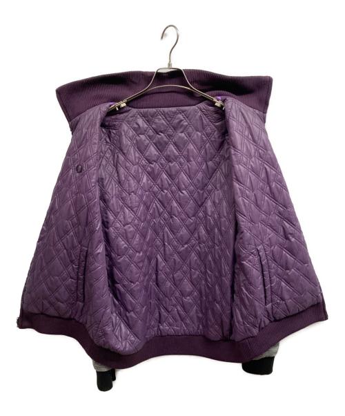 FRED PERRY（フレッドペリー）FRED PERRY (フレッドペリー) リバーシブル キルトジャケット/FRED PERRYジャケット グレー×パープル サイズ:Lの古着・服飾アイテム