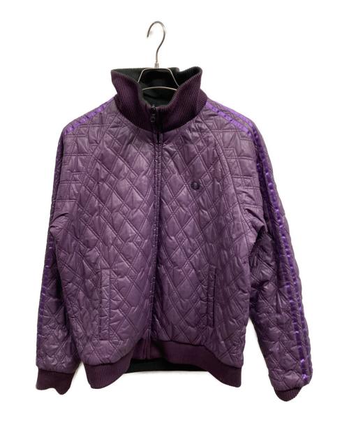 FRED PERRY（フレッドペリー）FRED PERRY (フレッドペリー) リバーシブル キルトジャケット/FRED PERRYジャケット グレー×パープル サイズ:Lの古着・服飾アイテム