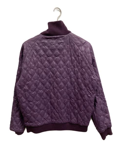 FRED PERRY（フレッドペリー）FRED PERRY (フレッドペリー) リバーシブル キルトジャケット/FRED PERRYジャケット グレー×パープル サイズ:Lの古着・服飾アイテム