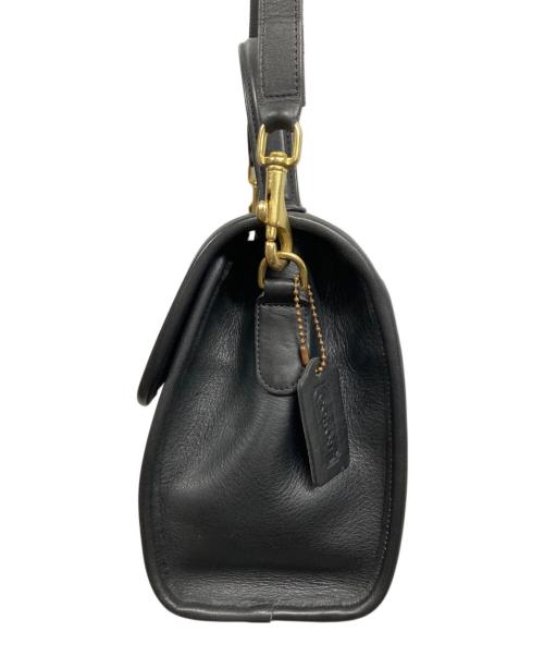 COACH（コーチ）COACH (コーチ) ターンロックショルダーバッグ ブラックの古着・服飾アイテム