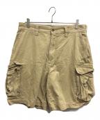 Abercrombie & Fitchアバクロンビー アンド フィッチ）の古着「ハーフカーゴパンツ」｜ベージュ