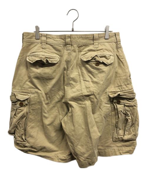 Abercrombie & Fitch（アバクロンビー アンド フィッチ）Abercrombie & Fitch (アバクロンビー アンド フィッチ) ハーフカーゴパンツ ベージュ サイズ:34の古着・服飾アイテム