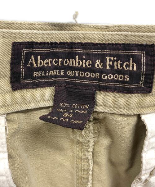 Abercrombie & Fitch（アバクロンビー アンド フィッチ）Abercrombie & Fitch (アバクロンビー アンド フィッチ) ハーフカーゴパンツ ベージュ サイズ:34の古着・服飾アイテム