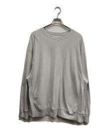 BLURHMS（ブラームス）の古着「Light Sweat Crew-neck P O」｜ホワイト