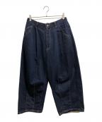 is-nessイズネス）の古着「DENIM 5PK BALLOON PANTS」｜インディゴ