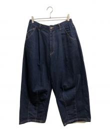 is-ness（イズネス）の古着「DENIM 5PK BALLOON PANTS」｜インディゴ