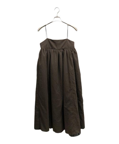 TODAYFUL（トゥデイフル）TODAYFUL (トゥデイフル) Washer Camisole Dress ブラウン サイズ:38の古着・服飾アイテム