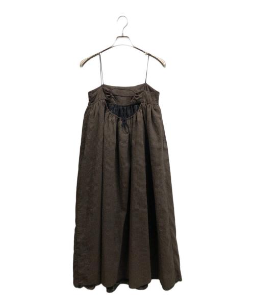 TODAYFUL（トゥデイフル）TODAYFUL (トゥデイフル) Washer Camisole Dress ブラウン サイズ:38の古着・服飾アイテム