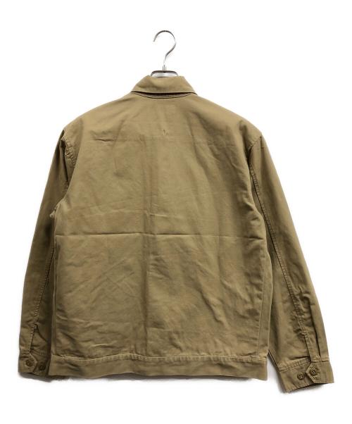 stussy（ステューシー）stussy (ステューシー) 90's ワークジャケット ベージュ サイズ:Mの古着・服飾アイテム