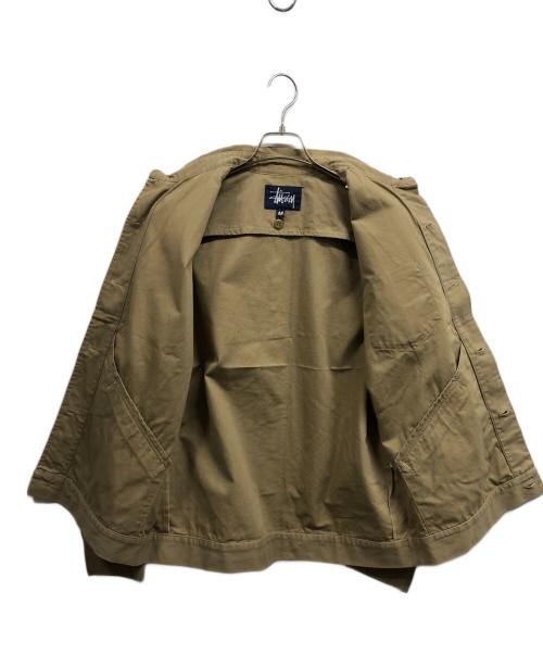 stussy（ステューシー）stussy (ステューシー) 90's ワークジャケット ベージュ サイズ:Mの古着・服飾アイテム