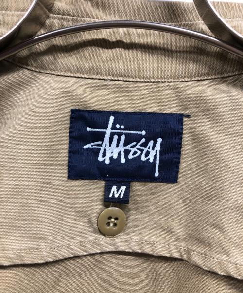 stussy（ステューシー）stussy (ステューシー) 90's ワークジャケット ベージュ サイズ:Mの古着・服飾アイテム